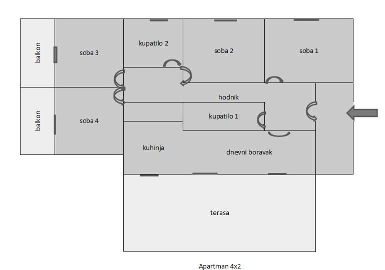 Stefanic 4/2 Apartment